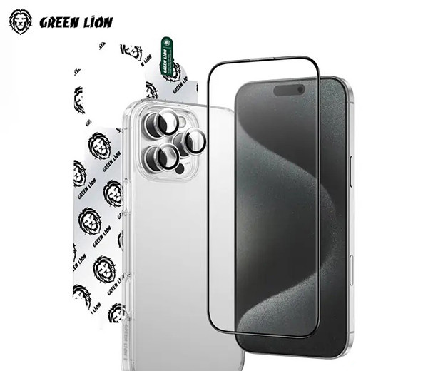 محافظ صفحه نمایش گرین لاین مدل 4in1 DF Pack  مناسب برای گوشی موبایل اپل iPhone 16 Pro محافظ صفحه نمایش گرین لاین مدل 4in1 DF Pack  مناسب برای گوشی موبایل اپل iPhone 16 Pro