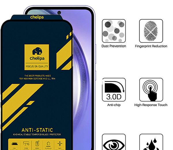 محافظ صفحه نمایش اپیکوی مدل Chelipa Anti-Static مناسب برای گوشی موبایل هوآوی Nova 12E/ 12i/ 12 lite محافظ صفحه نمایش اپیکوی مدل Chelipa Anti-Static مناسب برای گوشی موبایل هوآوی Nova 12E/ 12i/ 12 lite