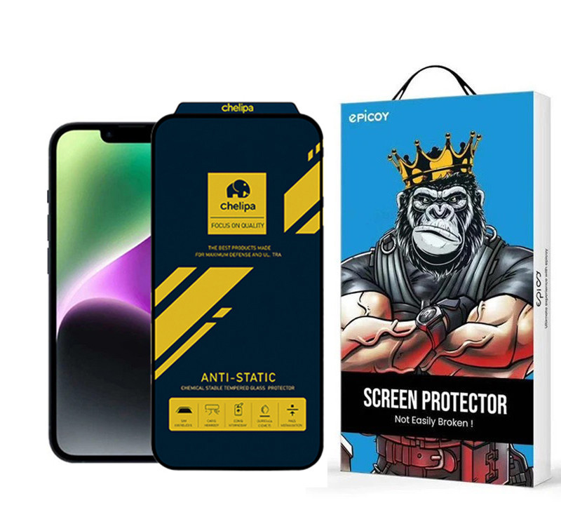 محافظ صفحه نمایش اپیکوی مدل Chelipa Anti-Static مناسب برای گوشی موبایل اپل iPhone 13 Pro Max/14 Plus محافظ صفحه نمایش اپیکوی مدل Chelipa Anti-Static مناسب برای گوشی موبایل اپل iPhone 13 Pro Max/14 Plus