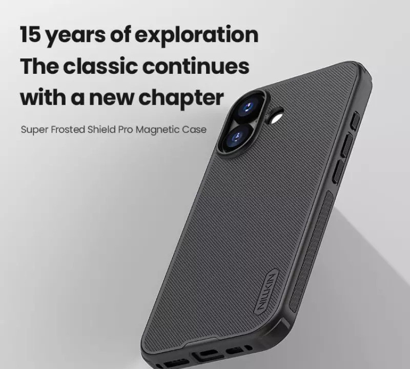 کاور نیلکین مدل Super Frosted Shield Pro Magnetic مناسب برای گوشی موبایل اپل iPhone 17 کاور نیلکین مدل Super Frosted Shield Pro Magnetic مناسب برای گوشی موبایل اپل iPhone 17