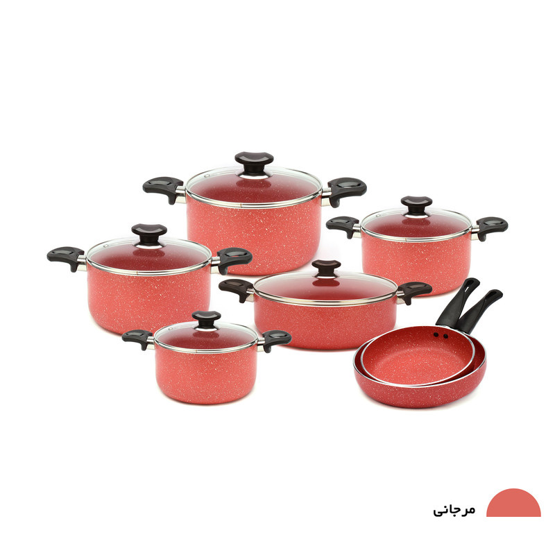 سرویس پخت و پز 12 پارچه زرساب مدل ویولت