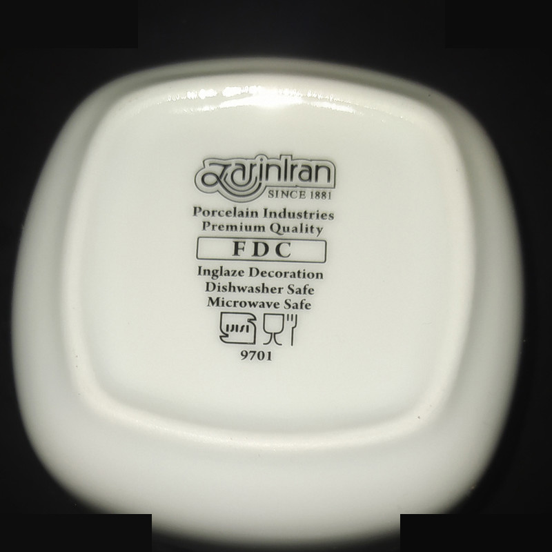 قندان چینی زرین ایران مدل قندان چینی زرین ایران مدل کواترو 170 فلورانس درجه 3