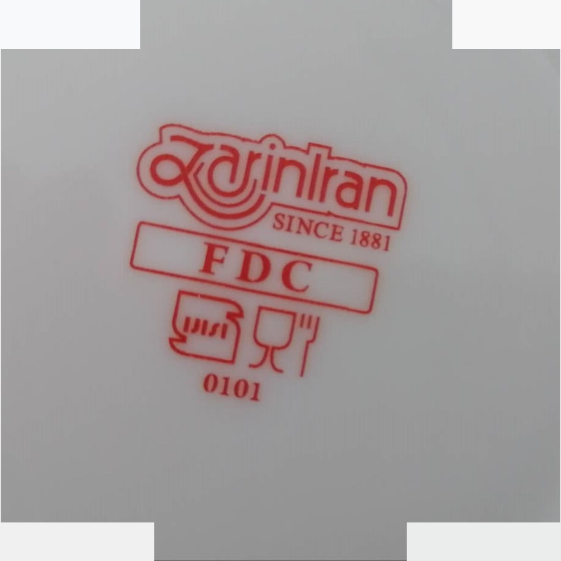 قوری چینی زرین ایران مدل چای استوانه کوچک 3 فلورانس درجه 3 گنجایش 450 میلیلیتر