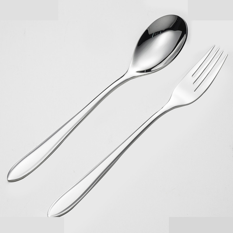 قاشق و چنگال غذاخوری جی فی نی مدل 05 مجموعه 2 عددی قاشق و چنگال غذاخوری جی فی نی مدل 05 مجموعه 2 عددی