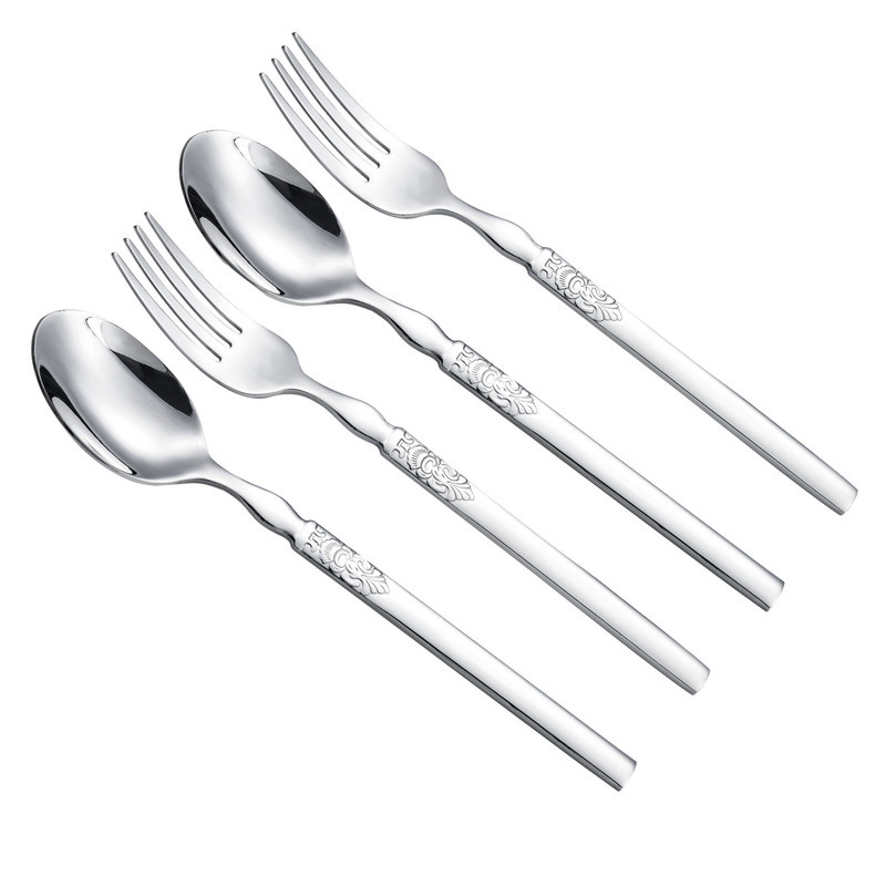 سرویس قاشق و چنگال 4 پارچه جی فی نی مدل 55