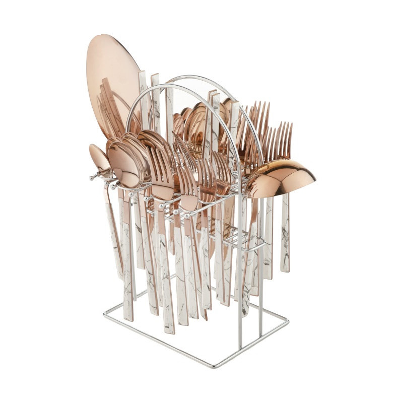 سرویس قاشق و چنگال 33 پارچه جی فی نی مدل R-W-M