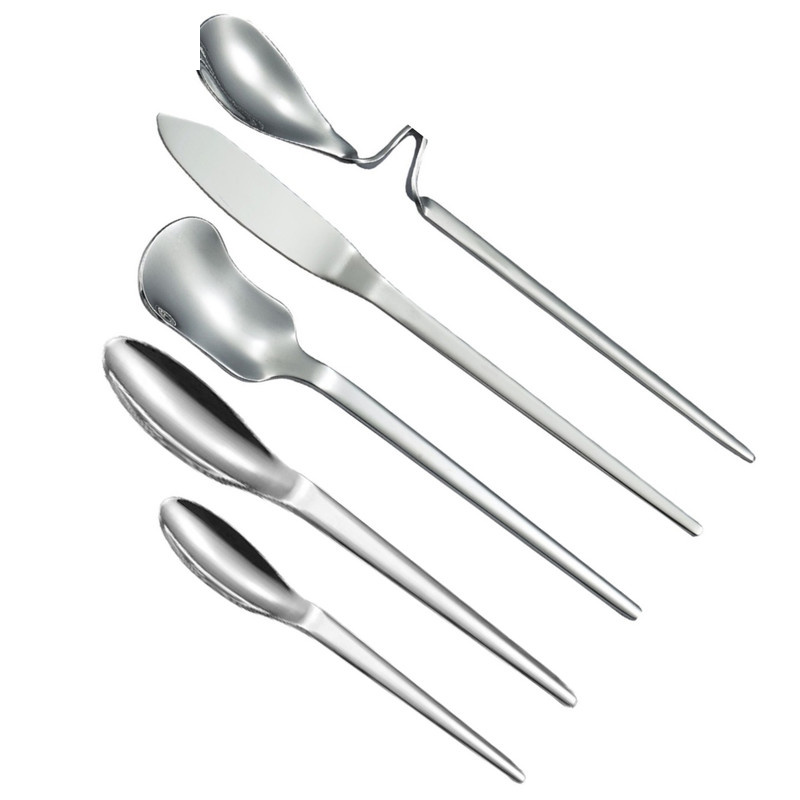 سرویس قاشق 5 پارچه صبحانه خوری جی فی نی مدل BREAKFAST