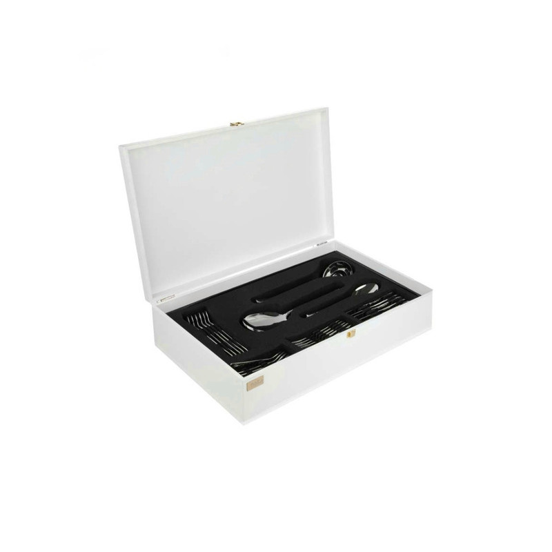 سرویس قاشق و چنگال 86 پارچه ناب استیل مدل felorance PVD