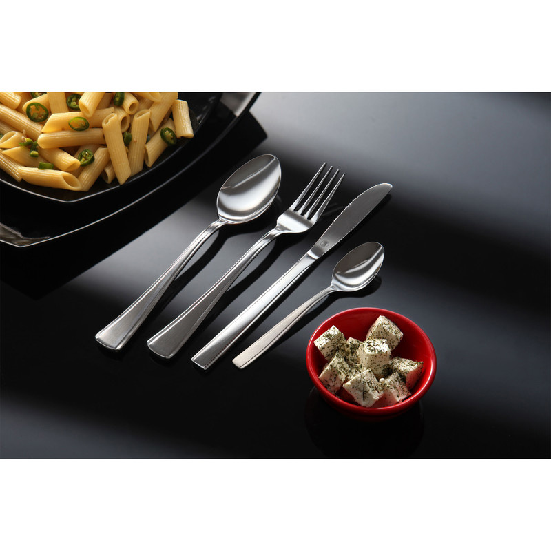 سرویس قاشق و چنگال 12 پارچه صنایع استیل ایران مدل مونزا کد 101