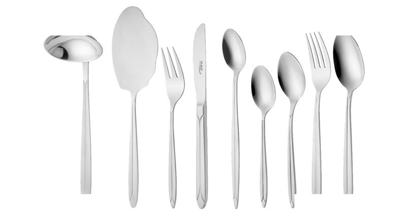 سرویس قاشق و چنگال 57 پارچه ناب استیل مدل Palermo سرویس قاشق و چنگال 57 پارچه ناب استیل مدل Palermo