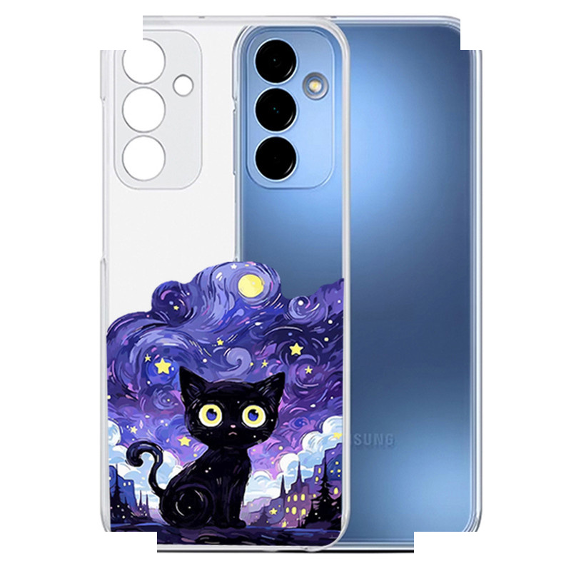 کاور گوشی طرح Purple Cat مناسب برای گوشی موبایل سامسونگ Galaxy A35 کاور گوشی طرح Purple Cat مناسب برای گوشی موبایل سامسونگ Galaxy A35