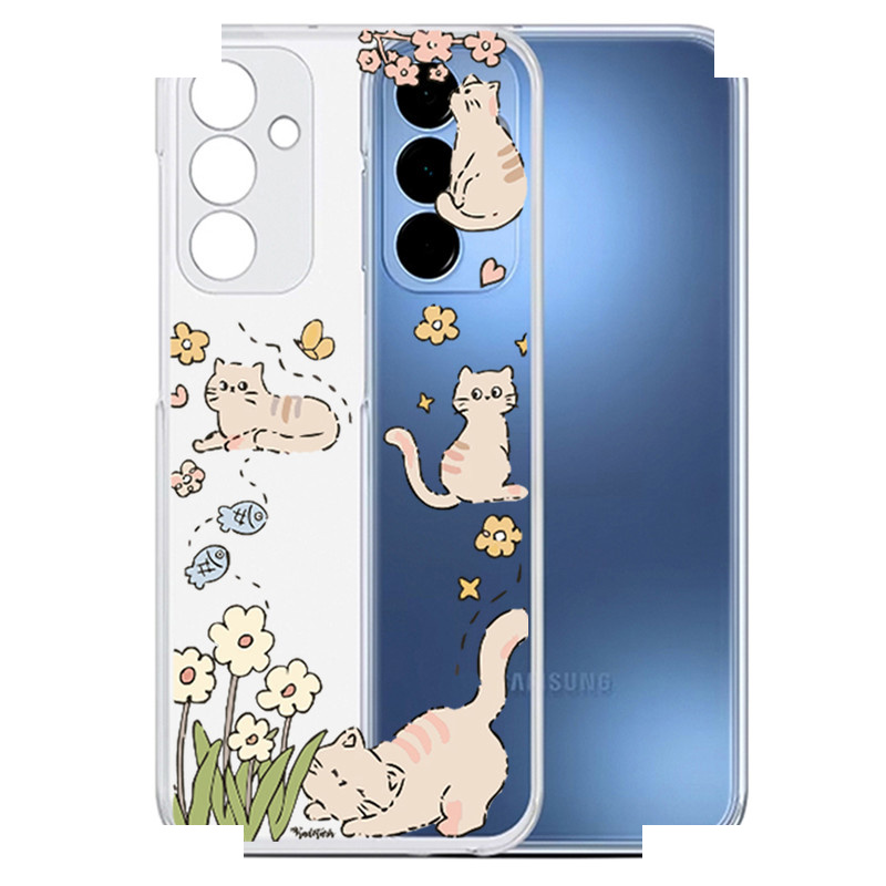 کاور گوشی طرح Cat & Flowers مناسب برای گوشی موبایل سامسونگ Galaxy A35 کاور گوشی طرح Cat & Flowers مناسب برای گوشی موبایل سامسونگ Galaxy A35