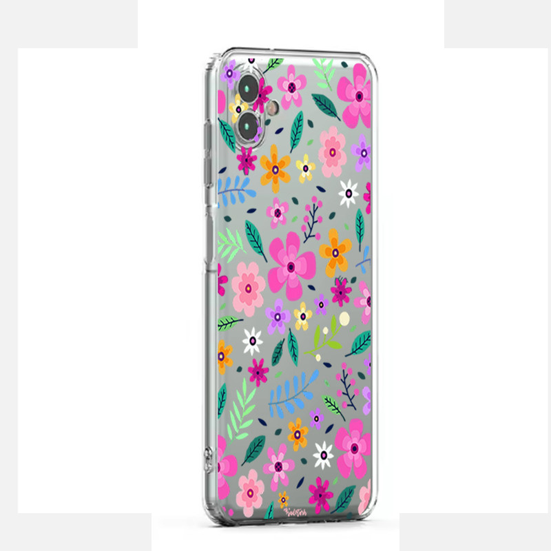کاور طرح گل مناسب برای گوشی موبایل سامسونگ Galaxy A06 کاور طرح گل مناسب برای گوشی موبایل سامسونگ Galaxy A06