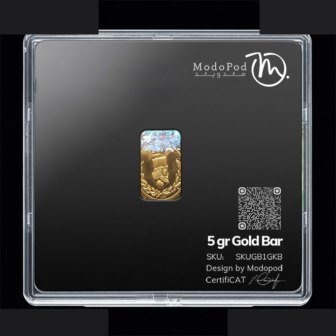 شمش طلا 18 عیار مدوپد مدل عدد 3 کد SG10168 شمش طلا 18 عیار مدوپد مدل عدد 3 کد SG10168