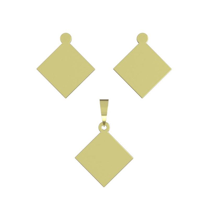 نیم ست طلا 18 عیار زنانه مدوپد مدل اسلیمی کد NA10336 نیم ست طلا 18 عیار زنانه مدوپد مدل اسلیمی کد NA10336