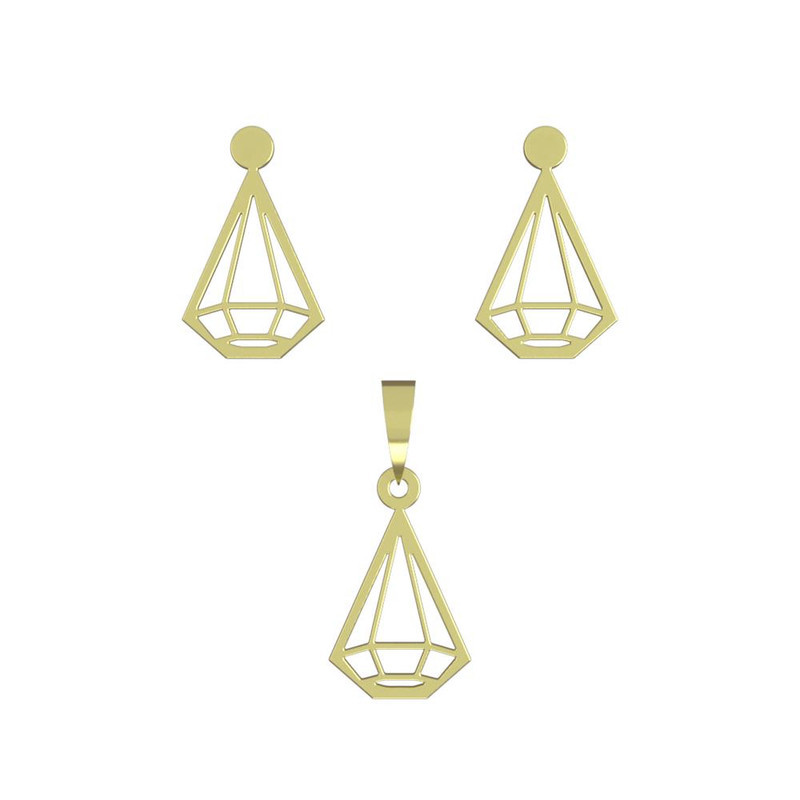 نیم ست طلا 18 عیار زنانه مدوپد مدل الماس کد NA12079 نیم ست طلا 18 عیار زنانه مدوپد مدل الماس کد NA12079