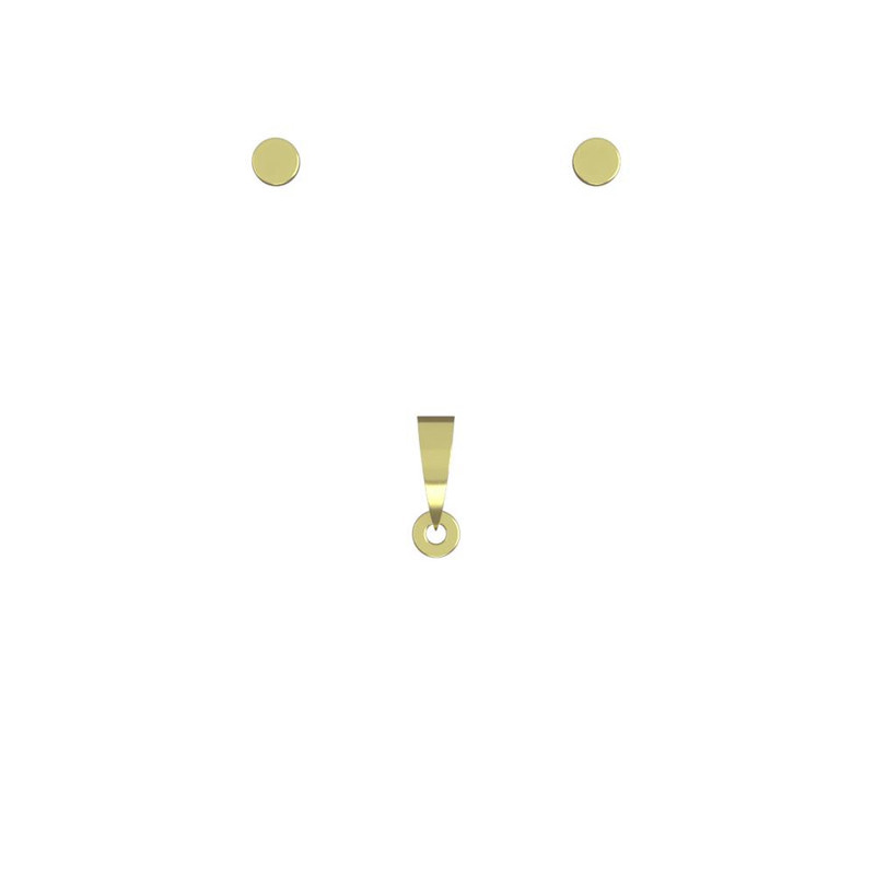 نیم ست طلا 18 عیار زنانه مدوپد مدل هندسی کد NA13012 نیم ست طلا 18 عیار زنانه مدوپد مدل هندسی کد NA13012