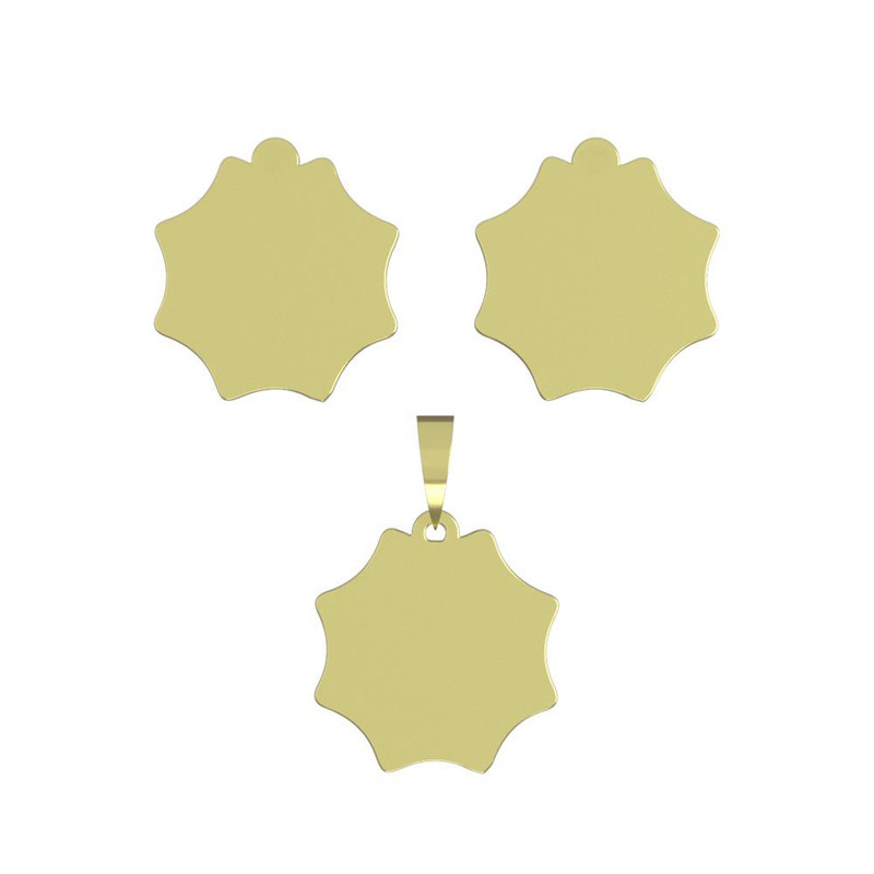 نیم ست طلا 18 عیار زنانه مدوپد مدل ستاره کد NA15629 نیم ست طلا 18 عیار زنانه مدوپد مدل ستاره کد NA15629