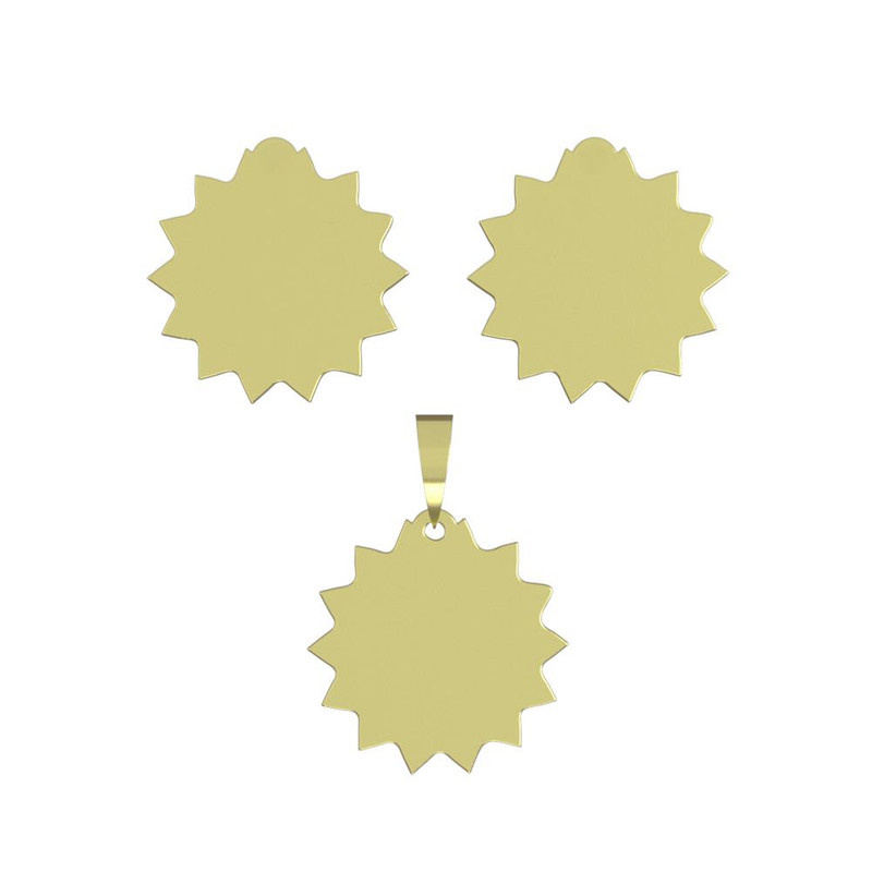 نیم ست طلا 18 عیار زنانه مدوپد مدل ستاره کد NA15631 نیم ست طلا 18 عیار زنانه مدوپد مدل ستاره کد NA15631