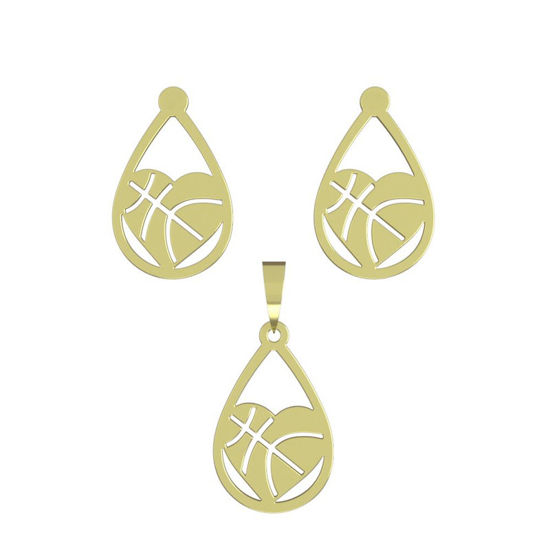 نیم ست طلا 18 عیار زنانه مدوپد مدل قلب کد NA11251 نیم ست طلا 18 عیار زنانه مدوپد مدل قلب کد NA11251