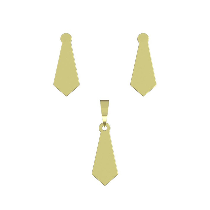 نیم ست طلا 18 عیار زنانه مدوپد مدل کراوات کد NA11821 نیم ست طلا 18 عیار زنانه مدوپد مدل کراوات کد NA11821