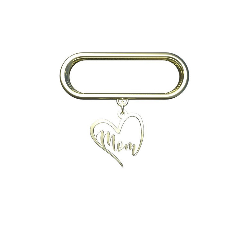 آویز ساعت طلا 18 عیار زنانه مدوپد مدل mom کد SM1-1024 آویز ساعت طلا 18 عیار زنانه مدوپد مدل mom کد SM1-1024