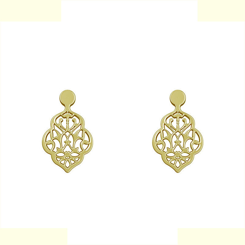 گوشواره طلا 18 عیار زنانه مدوپد مدل اسلیمی کد GA1-10041 گوشواره طلا 18 عیار زنانه مدوپد مدل اسلیمی کد GA1-10041