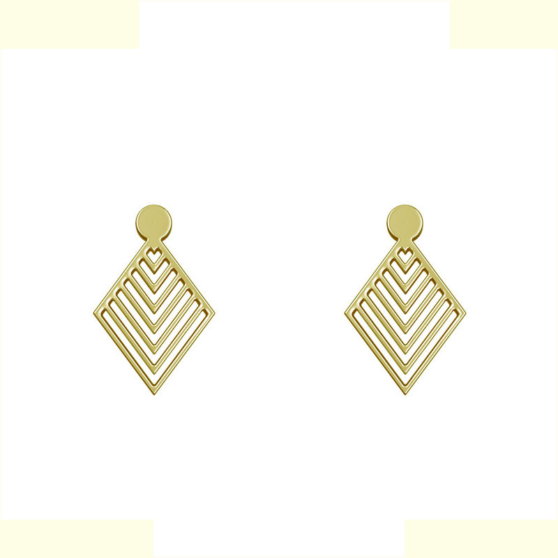 گوشواره طلا 18 عیار زنانه مدوپد مدل لوزی کد GA1-10218 گوشواره طلا 18 عیار زنانه مدوپد مدل لوزی کد GA1-10218