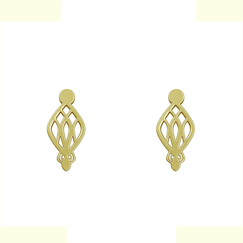 گوشواره طلا 18 عیار زنانه مدوپد مدل هندسی کد GA1-10255 گوشواره طلا 18 عیار زنانه مدوپد مدل هندسی کد GA1-10255