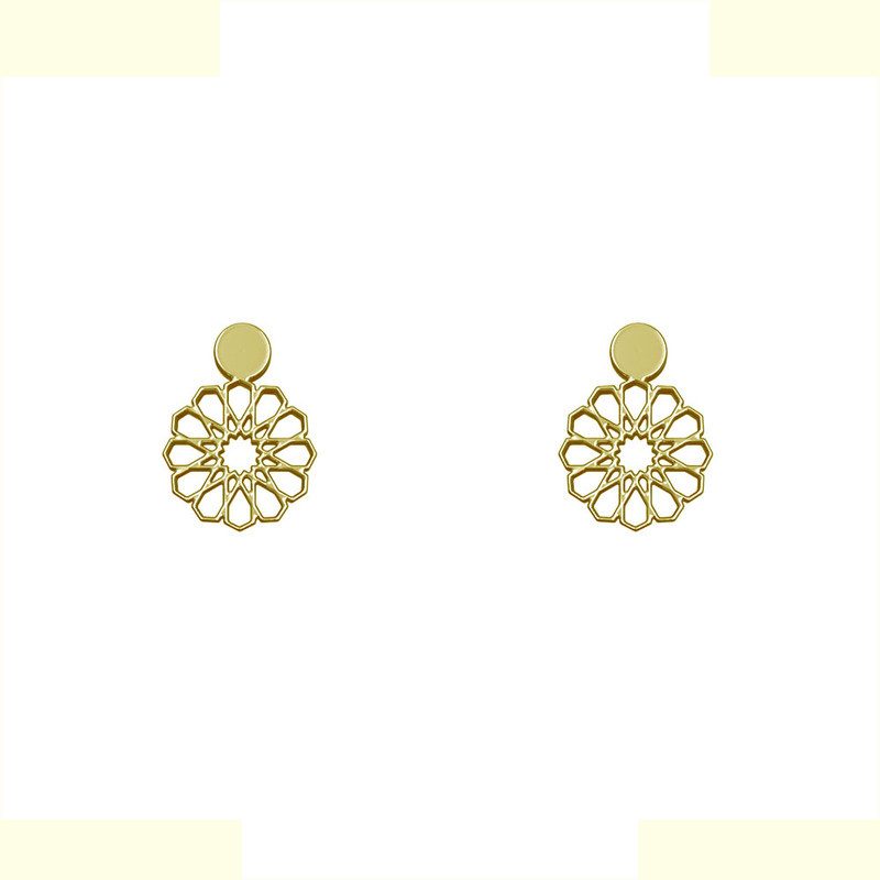 گوشواره طلا 18 عیار زنانه مدوپد مدل گل کد GA1-10344 گوشواره طلا 18 عیار زنانه مدوپد مدل گل کد GA1-10344