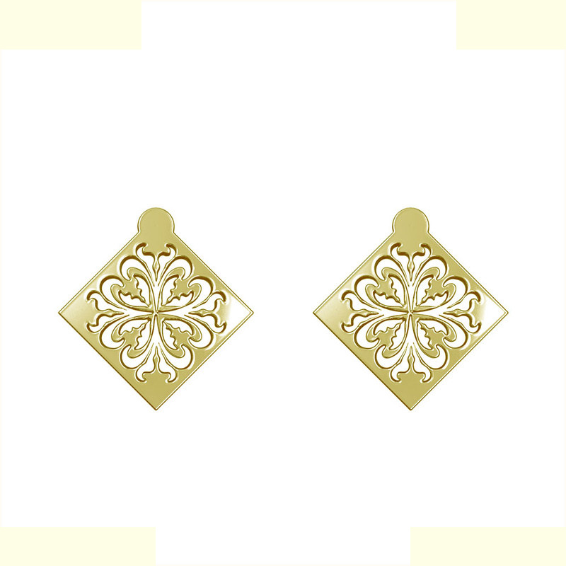 گوشواره طلا 18 عیار زنانه مدوپد مدل اسلیمی کد GA1-10402 گوشواره طلا 18 عیار زنانه مدوپد مدل اسلیمی کد GA1-10402