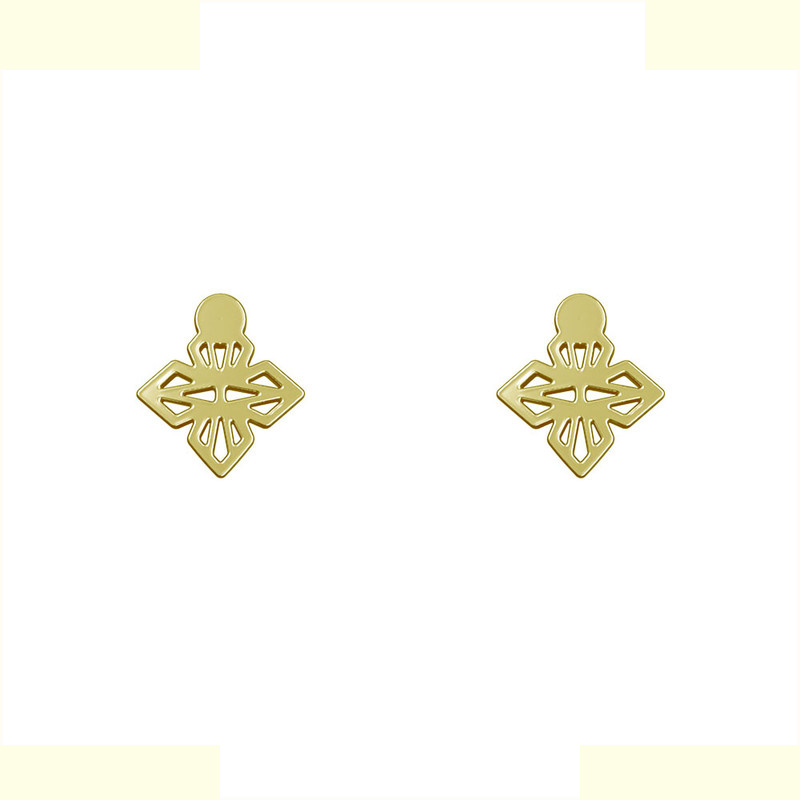 گوشواره طلا 18 عیار زنانه مدوپد مدل هندسی کد GA1-10413 گوشواره طلا 18 عیار زنانه مدوپد مدل هندسی کد GA1-10413