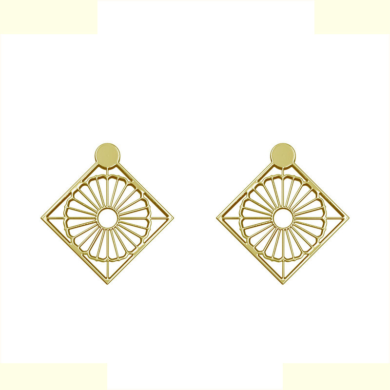 گوشواره طلا 18 عیار زنانه مدوپد مدل مربع کد GA1-10446 گوشواره طلا 18 عیار زنانه مدوپد مدل مربع کد GA1-10446