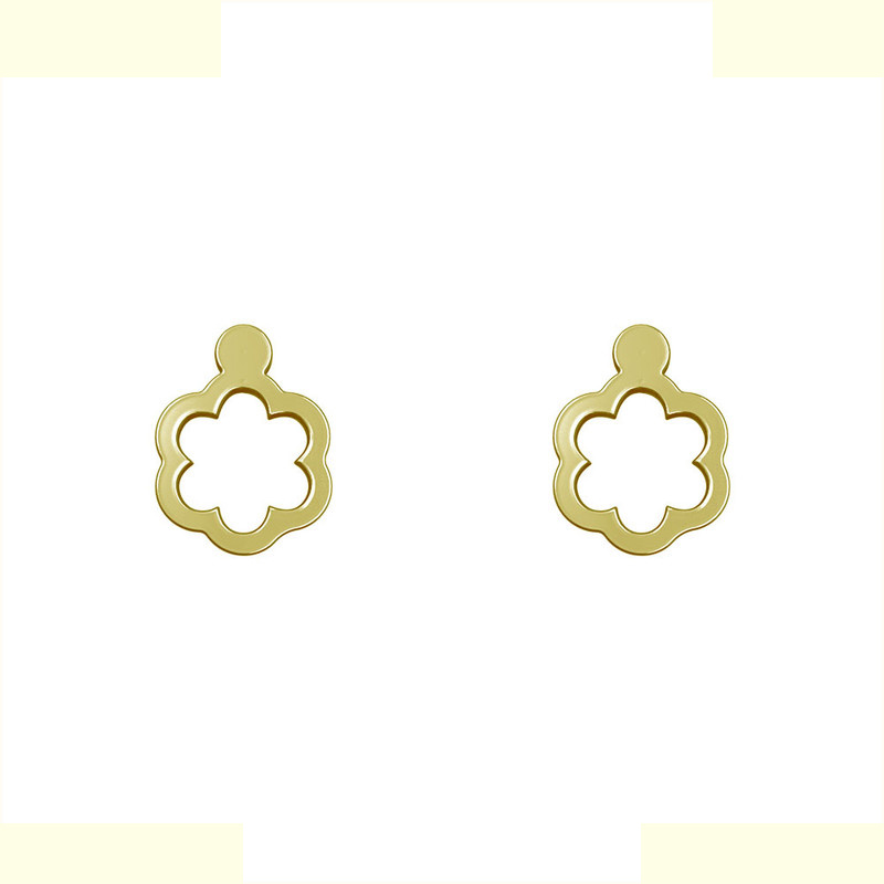 گوشواره طلا 18 عیار زنانه مدوپد مدل گل کد GA1-10454 گوشواره طلا 18 عیار زنانه مدوپد مدل گل کد GA1-10454