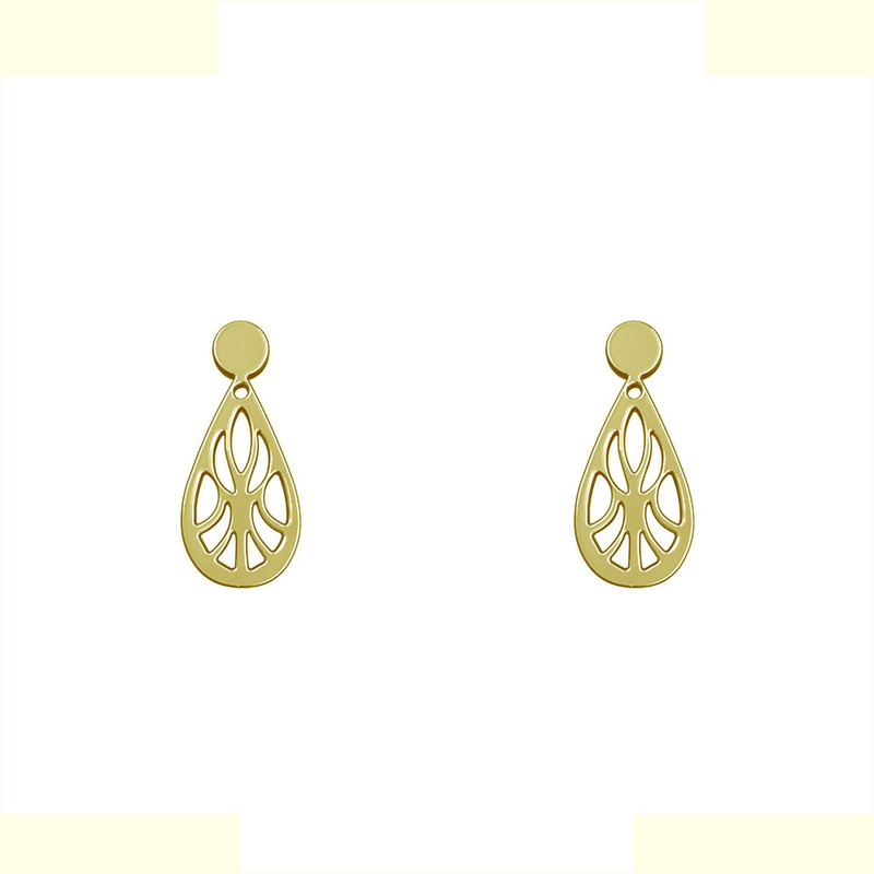 گوشواره طلا 18 عیار زنانه مدوپد مدل اشک کد GA1-10497 گوشواره طلا 18 عیار زنانه مدوپد مدل اشک کد GA1-10497