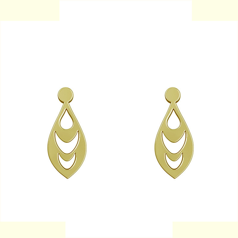 گوشواره طلا 18 عیار زنانه مدوپد مدل اشک کد GA1-10557 گوشواره طلا 18 عیار زنانه مدوپد مدل اشک کد GA1-10557