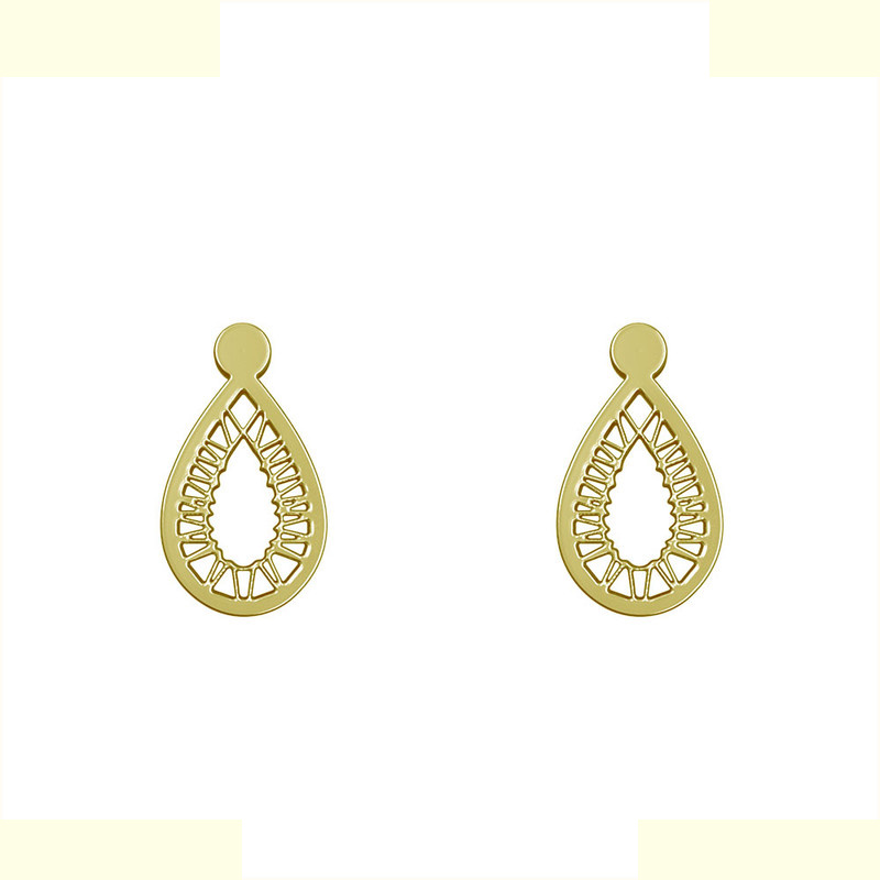 گوشواره طلا 18 عیار زنانه مدوپد مدل اشک کد GA1-10575 گوشواره طلا 18 عیار زنانه مدوپد مدل اشک کد GA1-10575