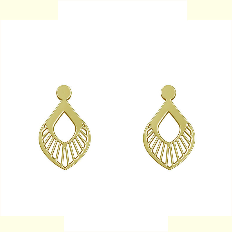 گوشواره طلا 18 عیار زنانه مدوپد مدل اشک کد GA1-10581 گوشواره طلا 18 عیار زنانه مدوپد مدل اشک کد GA1-10581