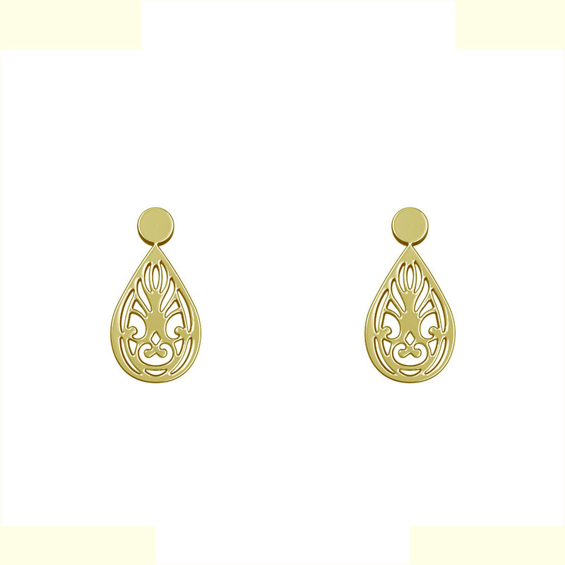 گوشواره طلا 18 عیار زنانه مدوپد مدل اشک کد GA1-10660 گوشواره طلا 18 عیار زنانه مدوپد مدل اشک کد GA1-10660