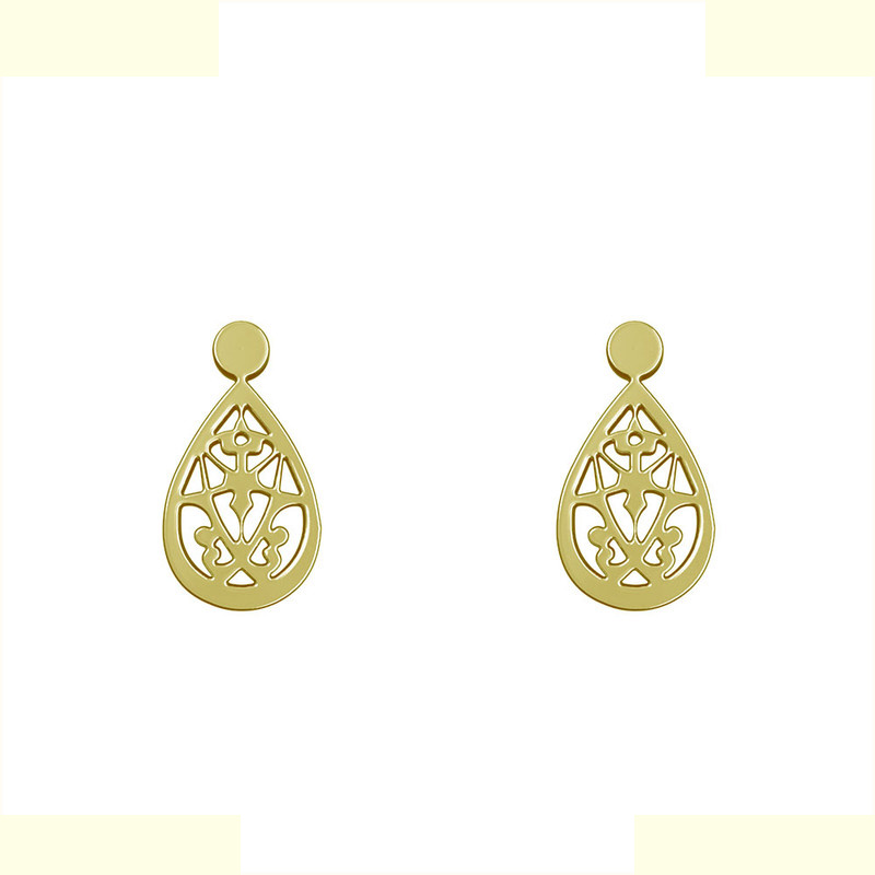 گوشواره طلا 18 عیار زنانه مدوپد مدل اشک کد GA1-10670 گوشواره طلا 18 عیار زنانه مدوپد مدل اشک کد GA1-10670