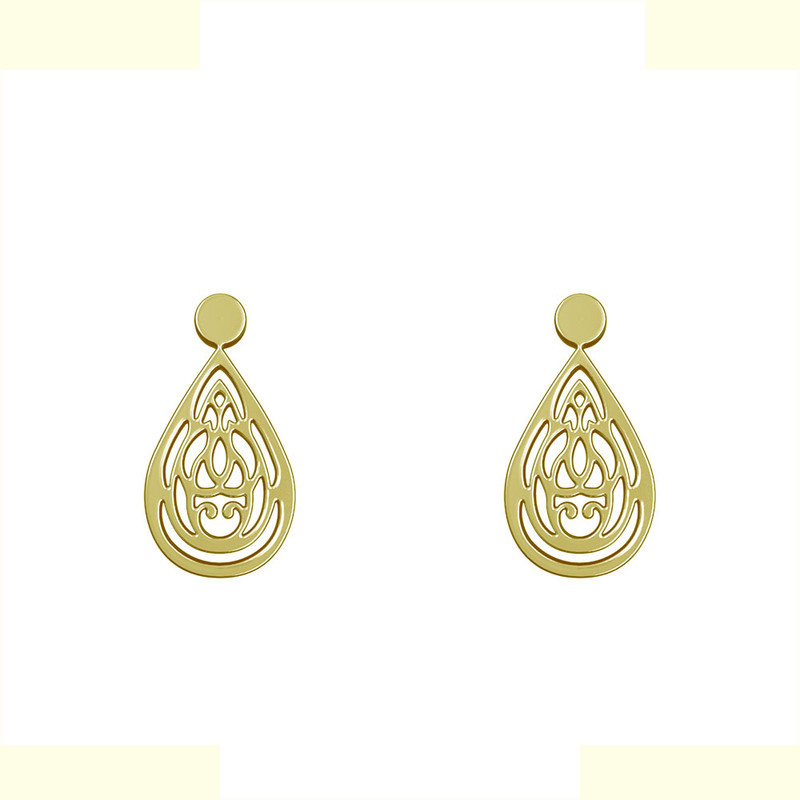 گوشواره طلا 18 عیار زنانه مدوپد مدل اشک کد GA1-10685 گوشواره طلا 18 عیار زنانه مدوپد مدل اشک کد GA1-10685