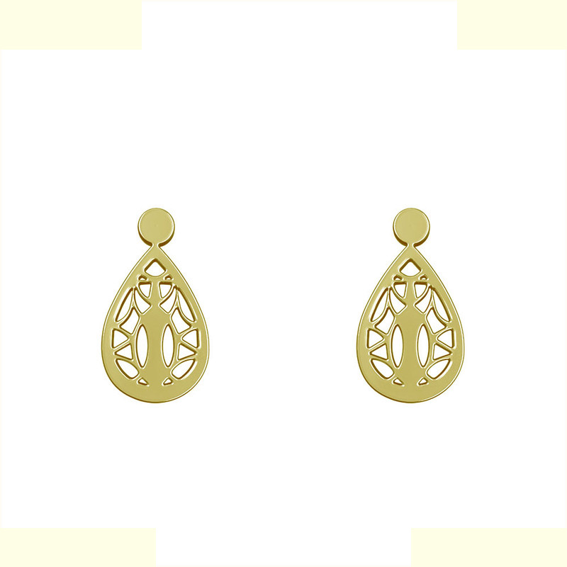 گوشواره طلا 18 عیار زنانه مدوپد مدل اشک کد GA1-10691 گوشواره طلا 18 عیار زنانه مدوپد مدل اشک کد GA1-10691