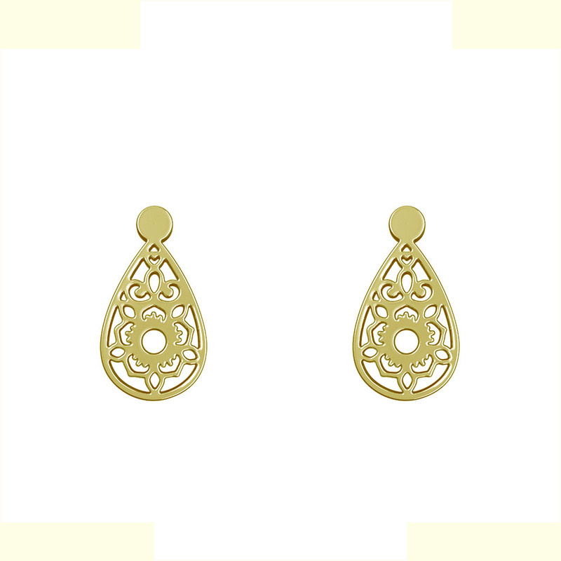 گوشواره طلا 18 عیار زنانه مدوپد مدل اشک کد GA1-10753 گوشواره طلا 18 عیار زنانه مدوپد مدل اشک کد GA1-10753