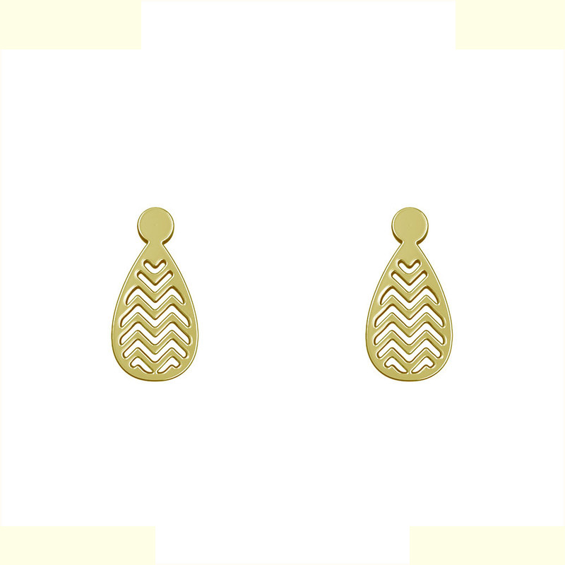 گوشواره طلا 18 عیار زنانه مدوپد مدل اشک کد GA1-10767 گوشواره طلا 18 عیار زنانه مدوپد مدل اشک کد GA1-10767