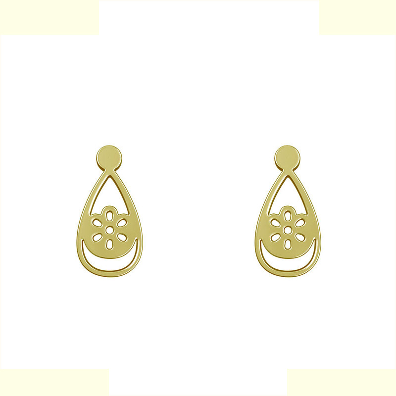 گوشواره طلا 18 عیار زنانه مدوپد مدل اشک کد GA1-10768 گوشواره طلا 18 عیار زنانه مدوپد مدل اشک کد GA1-10768