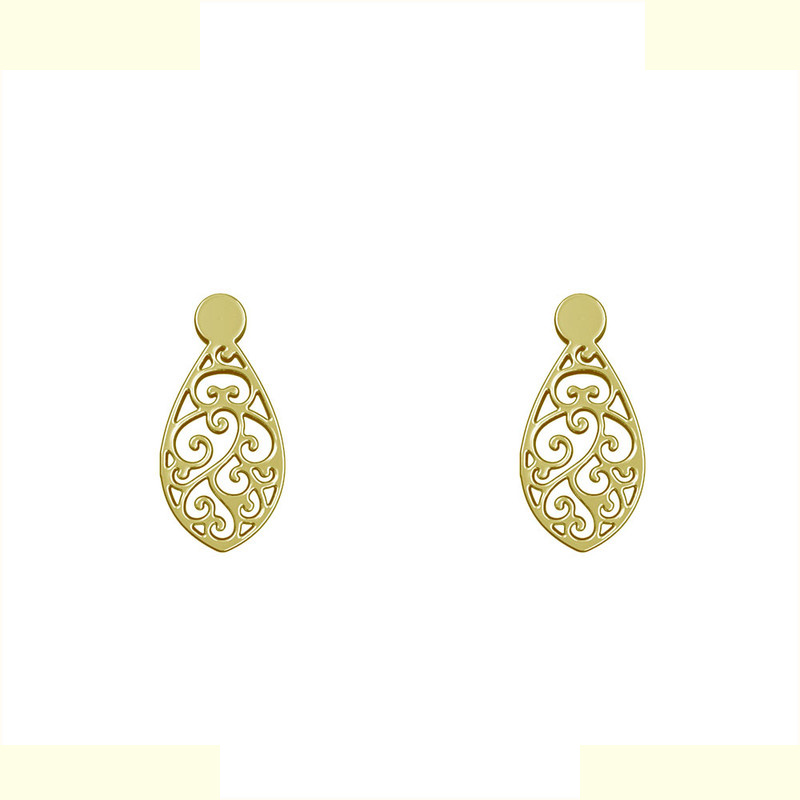 گوشواره طلا 18 عیار زنانه مدوپد مدل اسلمیی کد GA1-10802 گوشواره طلا 18 عیار زنانه مدوپد مدل اسلمیی کد GA1-10802