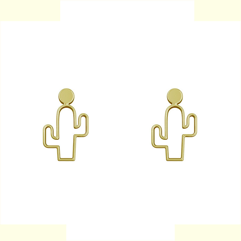 گوشواره طلا 18 عیار زنانه مدوپد مدل کاکتوس کد GA1-10814 گوشواره طلا 18 عیار زنانه مدوپد مدل کاکتوس کد GA1-10814