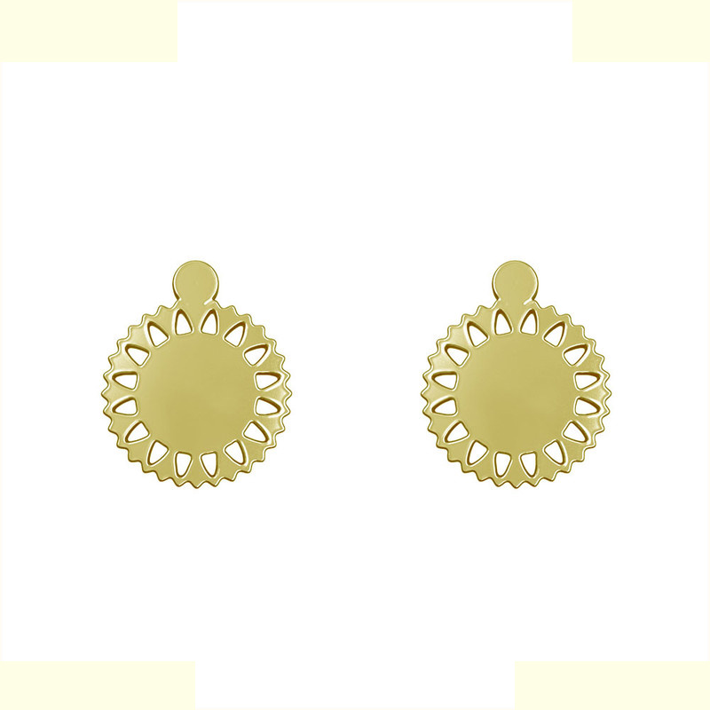 گوشواره طلا 18 عیار زنانه مدوپد مدل گل کد GA1-10816 گوشواره طلا 18 عیار زنانه مدوپد مدل گل کد GA1-10816