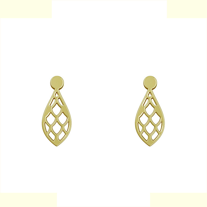 گوشواره طلا 18 عیار زنانه مدوپد مدل اشک کد GA1-10825 گوشواره طلا 18 عیار زنانه مدوپد مدل اشک کد GA1-10825