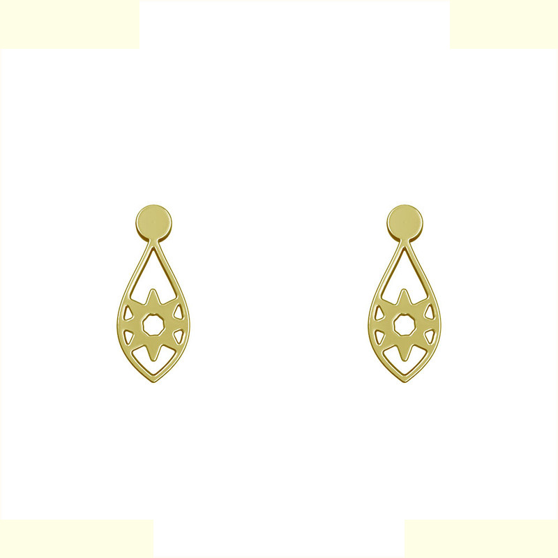 گوشواره طلا 18 عیار زنانه مدوپد مدل گل کد GA1-10826 گوشواره طلا 18 عیار زنانه مدوپد مدل گل کد GA1-10826